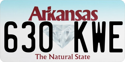 AR license plate 630KWE