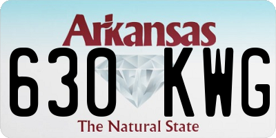 AR license plate 630KWG