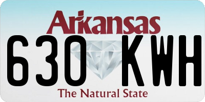 AR license plate 630KWH