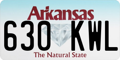 AR license plate 630KWL