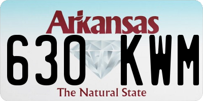 AR license plate 630KWM
