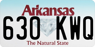 AR license plate 630KWQ