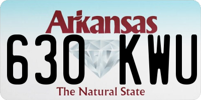 AR license plate 630KWU