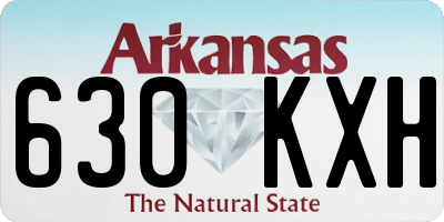AR license plate 630KXH