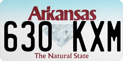 AR license plate 630KXM