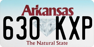 AR license plate 630KXP