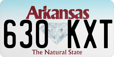 AR license plate 630KXT