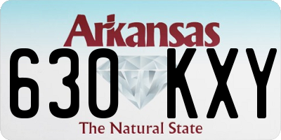 AR license plate 630KXY