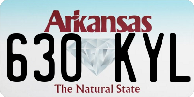 AR license plate 630KYL