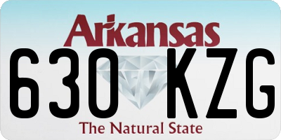 AR license plate 630KZG