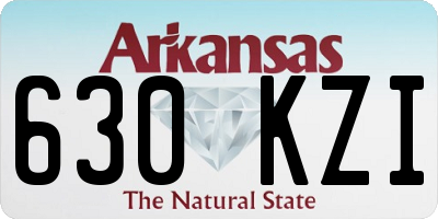 AR license plate 630KZI