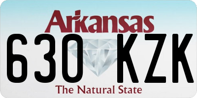 AR license plate 630KZK