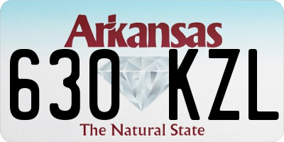 AR license plate 630KZL