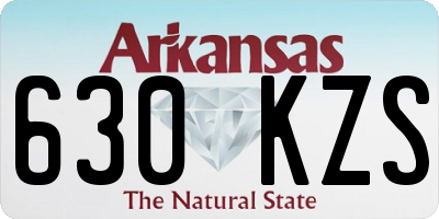 AR license plate 630KZS