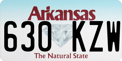 AR license plate 630KZW