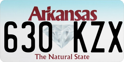 AR license plate 630KZX