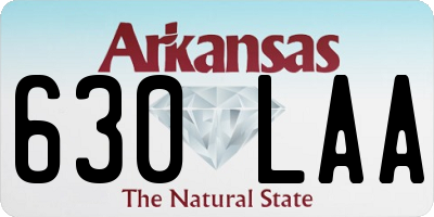 AR license plate 630LAA