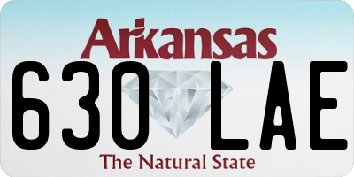 AR license plate 630LAE