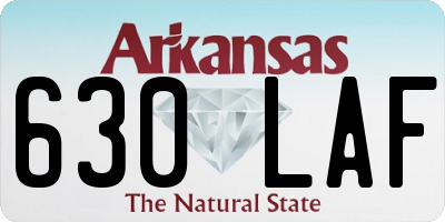 AR license plate 630LAF