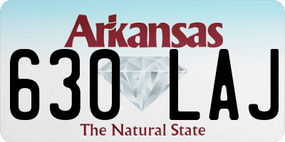 AR license plate 630LAJ