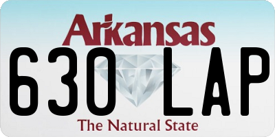 AR license plate 630LAP
