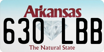 AR license plate 630LBB