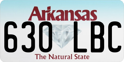 AR license plate 630LBC