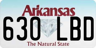 AR license plate 630LBD