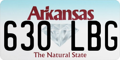 AR license plate 630LBG
