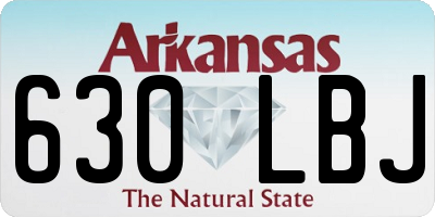 AR license plate 630LBJ