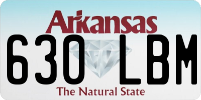 AR license plate 630LBM