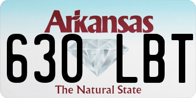 AR license plate 630LBT