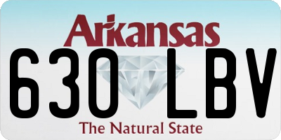 AR license plate 630LBV