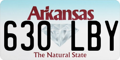 AR license plate 630LBY
