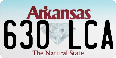 AR license plate 630LCA