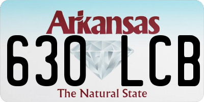 AR license plate 630LCB
