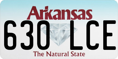 AR license plate 630LCE