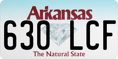 AR license plate 630LCF
