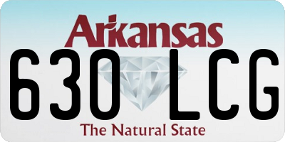 AR license plate 630LCG