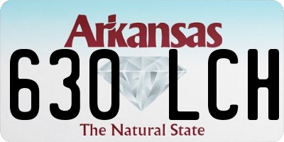 AR license plate 630LCH
