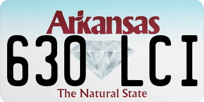 AR license plate 630LCI
