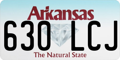 AR license plate 630LCJ