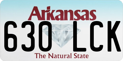 AR license plate 630LCK