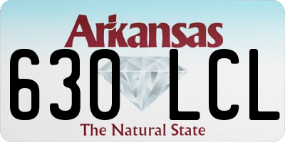 AR license plate 630LCL