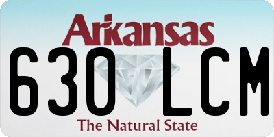 AR license plate 630LCM