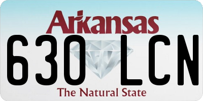 AR license plate 630LCN