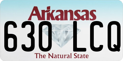 AR license plate 630LCQ