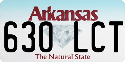 AR license plate 630LCT