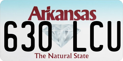 AR license plate 630LCU