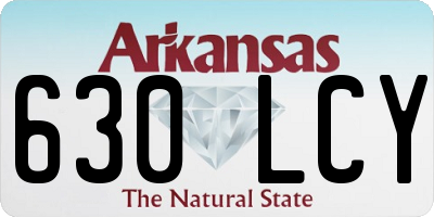 AR license plate 630LCY